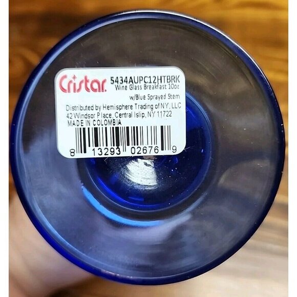 “A Meal Without Wine Is Called Breakfast”Novelty Ombré Base Wine Glass~10oz - Picture 5 of 6